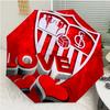 Seville logo Print Automatic Umbrella, 8 Rib Iron Frame, Plastic Handle, Suitable for Outdoor Travel &Daily , Ideal Gift