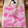 Fashion Retro Colorful Camouflage Art Flannel Soft Warm Plush Blanket Sofa Living Room Pet Hogar Bedroom Gift Home Car Portable
