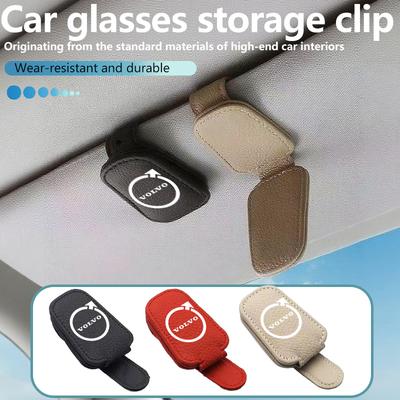 Multifunctional Car Sun Visor Mount Sunglasses Clip Holder For XC90 XC60 C30 S60 C70 XC40 V40 XC70 V70 V60 S80 S90