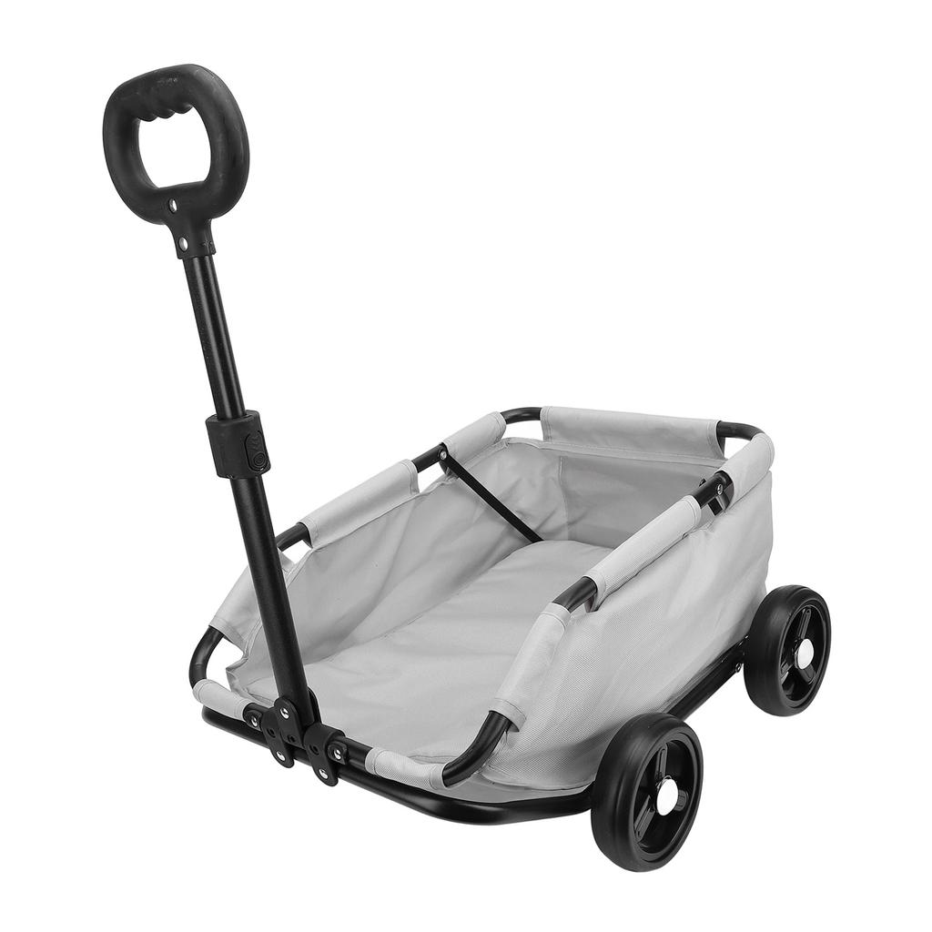 Psí kočárek Uhlíková ocel 15,43 Nosnost Lehký Skládací Přepravka pro mazlíčky s kolečky Cestovní vozík pro mazlíčky