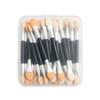 30Pcs/set Nail Art Magic Mirror Powder Applicator Stick Double Head Sponge Stick Eyeshadow Brush Disposable Nose Shadow Stick Makeup Tool