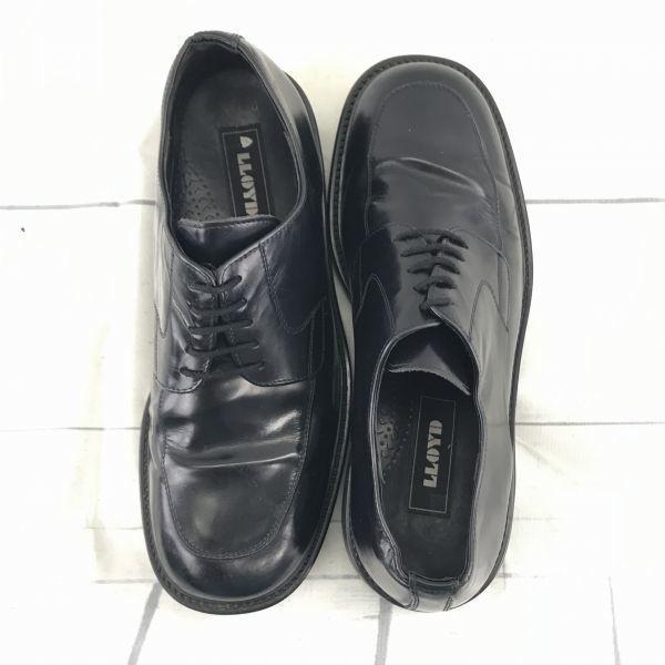 Germany Lloyd Leather U-Tip Dress Shoes Black 25.5(USED)