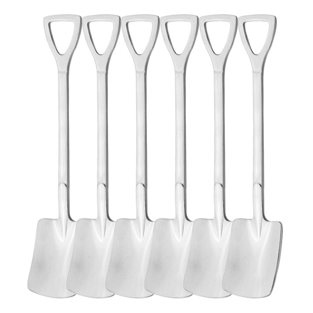 304 Stainless Steel Shovel Spoon Set Ice Cream Stirring Spoon Tool Creative Spoon Dessert Spoon Cutlery Set Kitchen Accessories