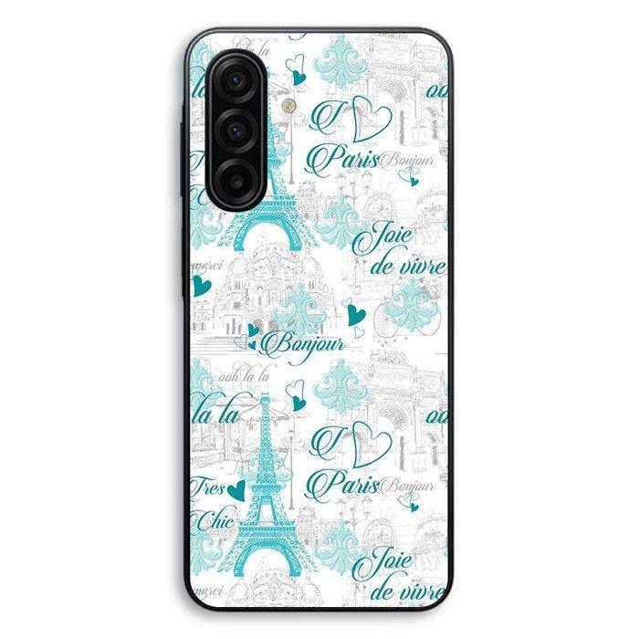 Hülle Für Samsung Galaxy A18 Bonjour Paris Lebensfreude Maniacase schwarz