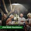 Lixada Solar Pendant Light Outdoor Indoor Hanging Light LED Shed Light Waterproof Pendant Lamp with Remote Control & Pull Cord for Garden Yard Patio