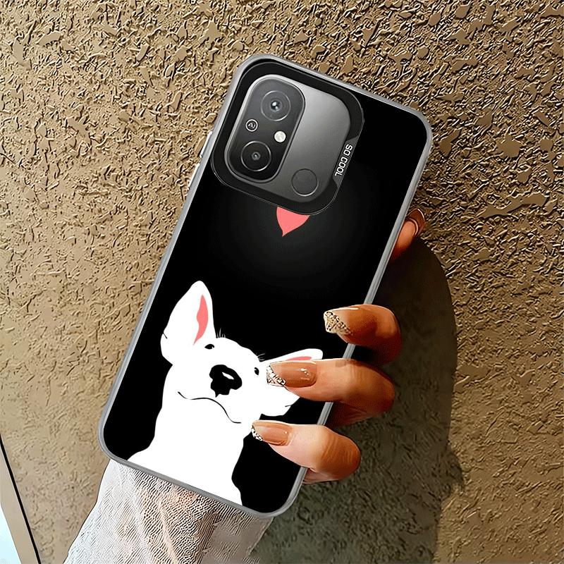 Bull Terrier Dog Cute Puppies Shockproof Phone Case for Xiaomi Poco X7 X6 X5 X3 Pro F7 Ultra M8 Redmi 15C 15 14C 13C 12C 10C 13