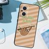 Sloth Case For OPPO Reno 13F 13 12 11 F 8T 7 8 10 Pro OPPO Find X8 X6 Pro X3 X5 Lite Phone Cover