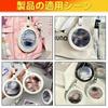 MAEXUS Clear Badge Covers, Fits 58-65mm, Pack of 2, PU Leather, for Badge Storage, Keychain Style, Protects Badges, Photo Frames, Keychains, Ita