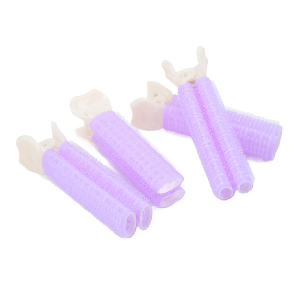 4pcs Women Hair Root Clip Fluffy Hair Volumizing Hair Styling Roller Clip for Daily Use Purple