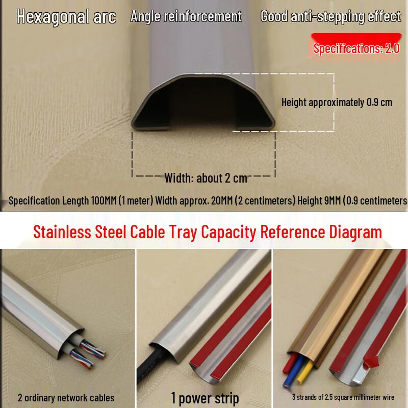 Stainless Steel Hexagonal Arc Cable Tray