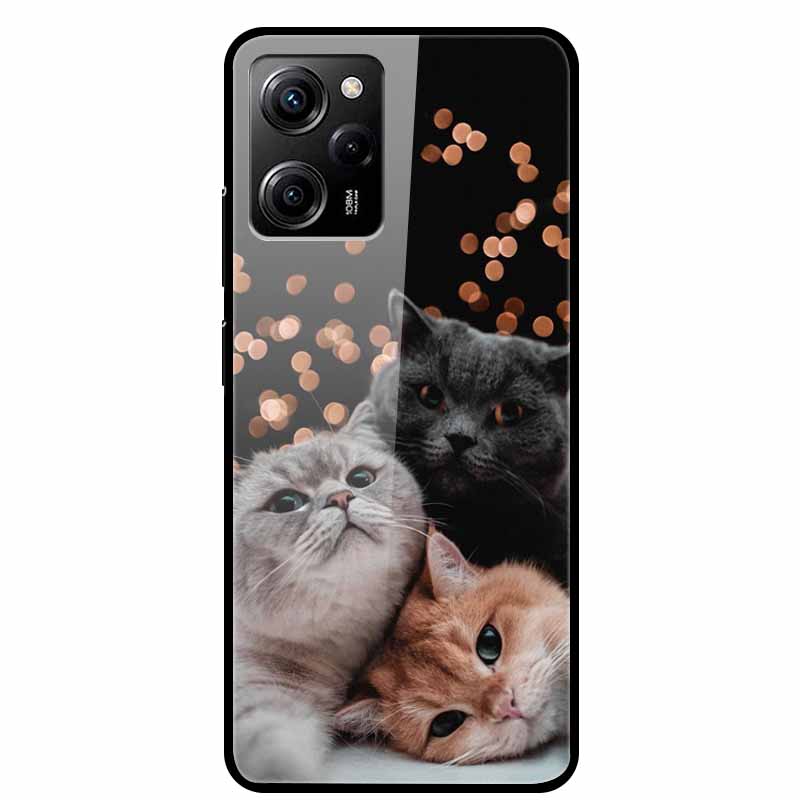 Tempered Glass Cases For Redmi Note 12 Pro Plus 5G Covers Note12 Hard Back Covers for Xiaomi Redmi Note 12 Pro Capas Protective