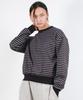 Deumakeu M Stripe Medium-Fit Sweatshirt - Black