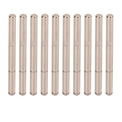10 Pcs RC Brushless Motor Shaft Rod Replacement Stainless Steel Length 48.5mm Diameter 4mm Sliver