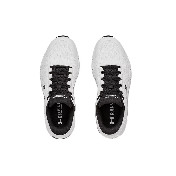 Under Armour Charged Rogue 2 White Black Men Sneakers 3022592-100