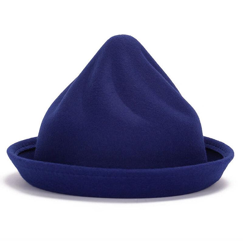 Женская фетровая федора в корейском стиле ZHENYUEQI с мороженым