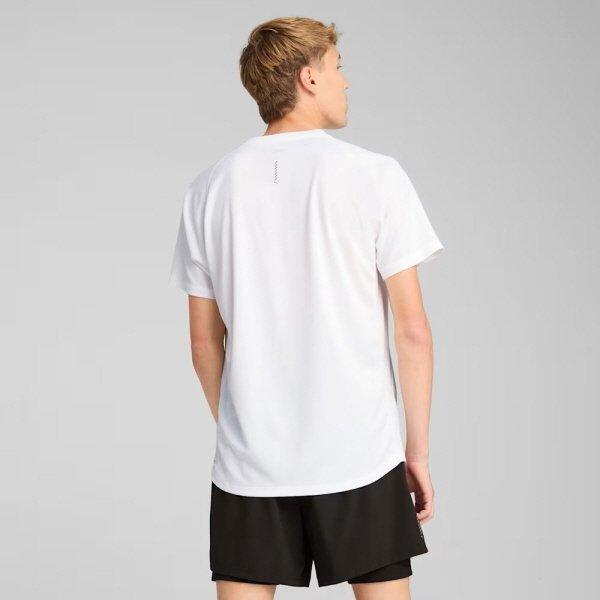 PuMa Men S Running ShorT Sleeve T ShirT M Run velociTy Tee Poly