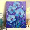 DIY Pearl Painting Kit Flower Rose Sunflower Orchids Lotus Iris Handmade Craft Art Pearl Painting for Home Wall Decor Gift for Women Adults Kids