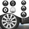 For Renault Megane 2 Duster Logan Captur Clio 4 4Pcs 56mm 60mm 65mm Car Styling Wheel Center Hub Cap Badge Emblem Sticker