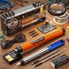 USB Rechargeable USB Soldering Iron Set Adjustable Temperature Cordless Soldering Pen Set  Home Use