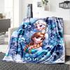 Customiz Name Personality Elsa Frozen Blanket Soft &Warm Sofa Office Bed Travel Lunch Break Blanket, Gift Suitable All Seasons
