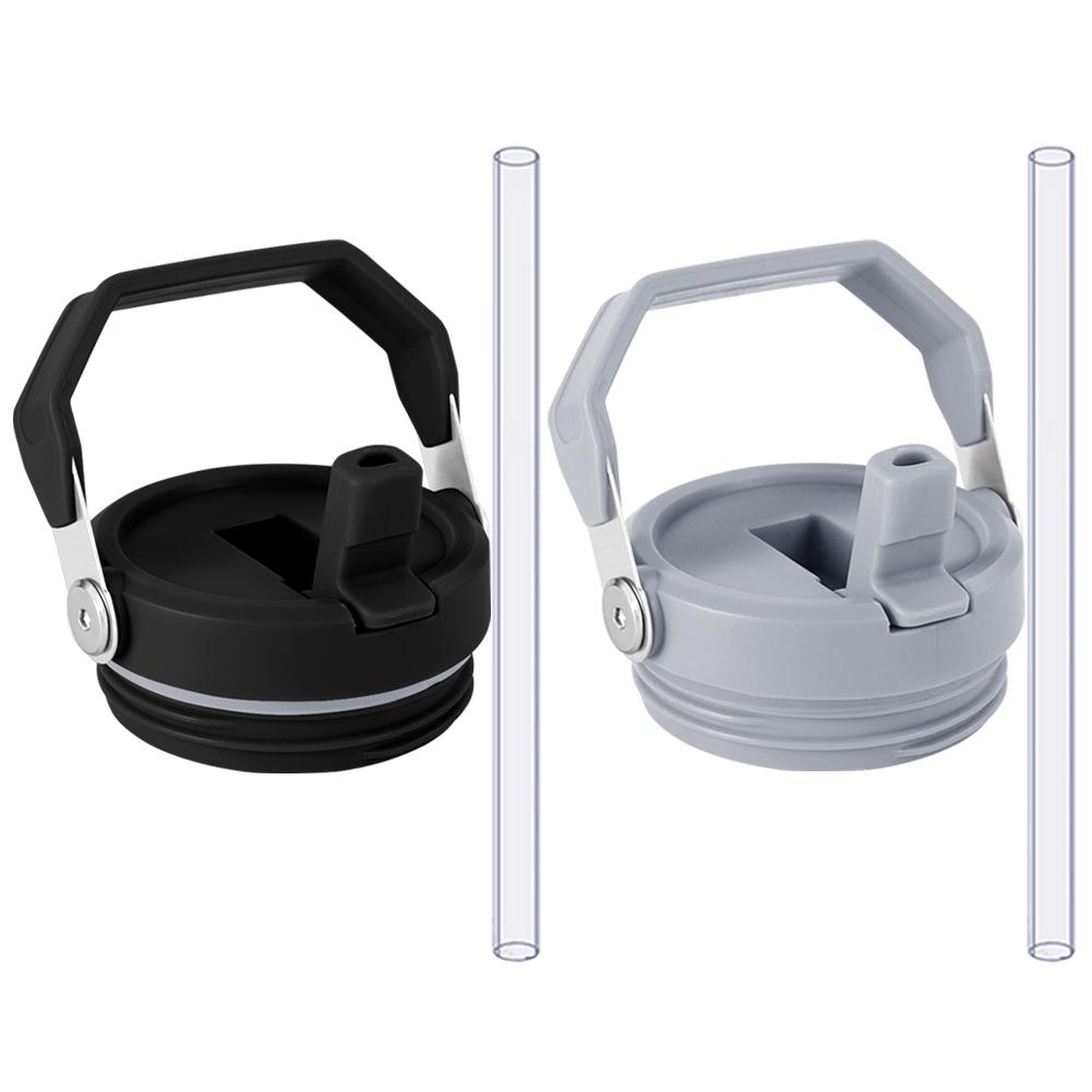 40/30oz Becher Klappstrohhalm Deckel Ersatz Passend für Becher Auslaufsicher Spritzwassergeschützt Becher Oberteil mit Griff Wiederverwendbare Becherabdeckung