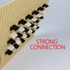 50PCS 2X2 Dots Figures Stand Base Plate Holder Wall Display DIY MOC Showcase Bracket Building Blocks Parts Number 3956 Kids Toys