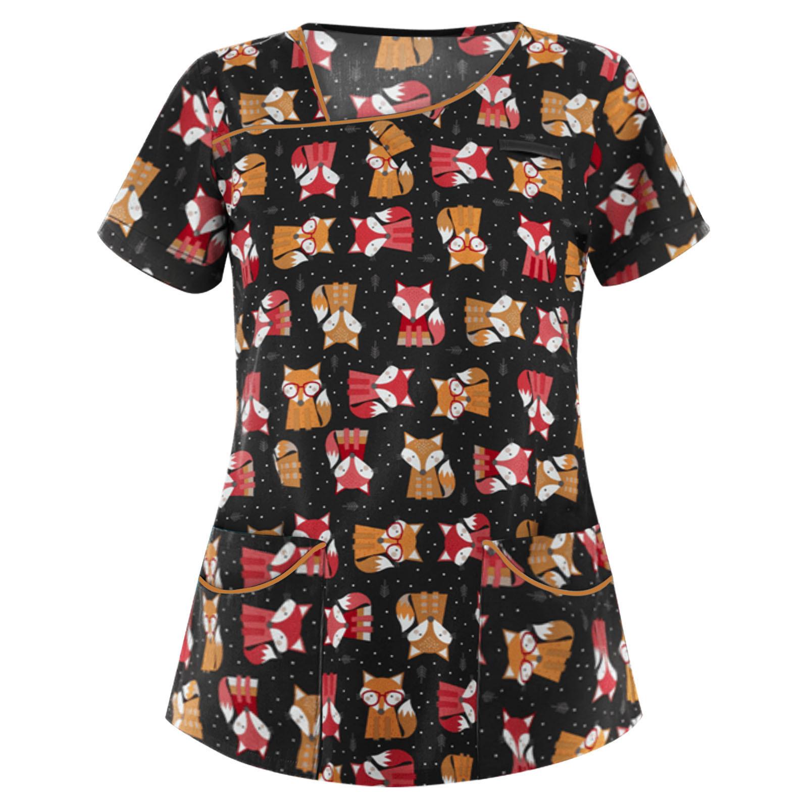 

Женская мода с коротким рукавом и воротником, рабочая блузка, рубашка S