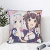 NEKOPARA  Pillow Cover  Novelty Pillow Case For Office Car Home Decorative Cover Polyester Design Pillowcases Birthday Gift