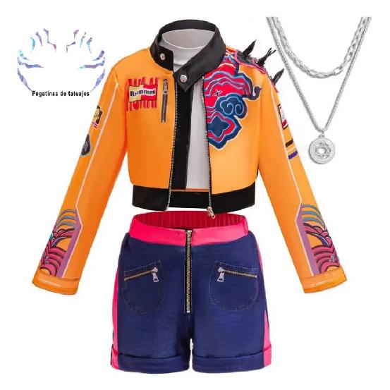 Hot Selling Korean Style set Halloween Cosplay Hot Girl Show k-pop jewelry Tattoo Stickers Costume Christmas Girl Anime Costume