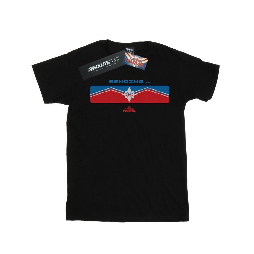 Marvel Boys Captain Marvel Sending T-Shirt