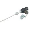 Black Motorcycle Hydraulic Clutch Brake Pump Kit Aluminum Material Designed for Most Motorcycles M10x1 25mm Thread Size