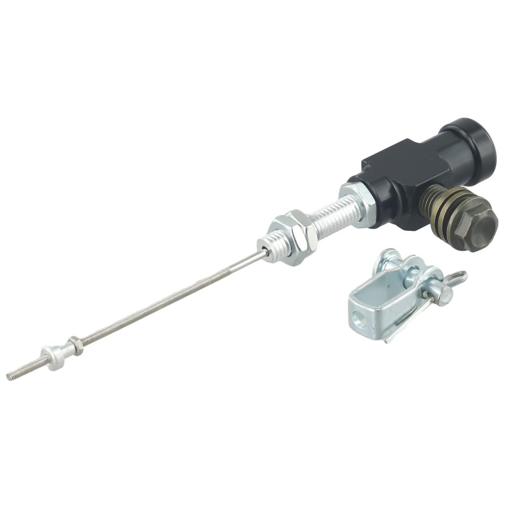 Black Motorcycle Hydraulic Clutch Brake Pump Kit Aluminum Material Designed for Most Motorcycles M10x1 25mm Thread Size