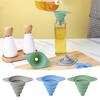 Folding Food Grade Silicone Funnel Kitchen Funnel Portable Wide Mouth Funnels For Fuel Beer Oil Filling Bottles Pot Kitchen Tool