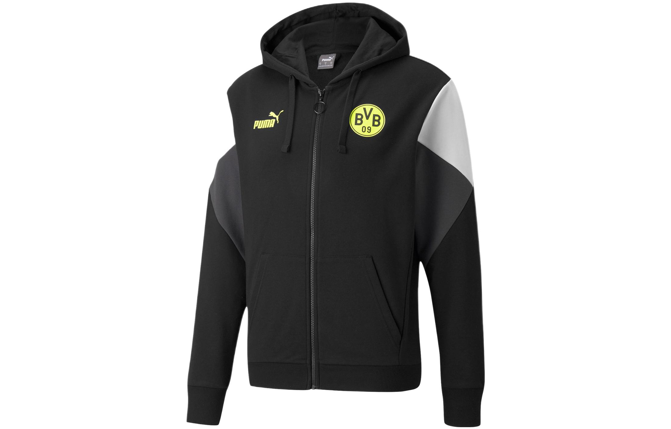 PUMA Jackets Unisex Black Hooded Moderate Other 764318-05 XS