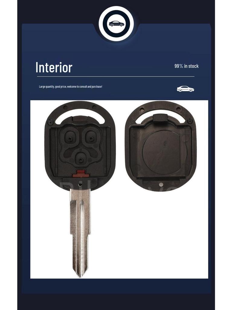 3-Button Shell for Older Chevrolet Buick Remote Key