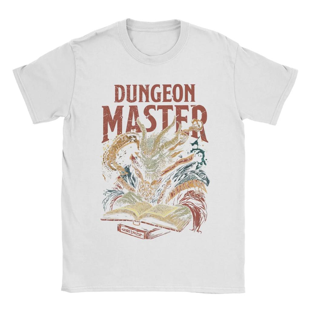 Summer Men Women Dungeon Dragon DnD Master T-shirt Cotton Clothes Retro Round Neck T-shirtT-shirt Street Wear