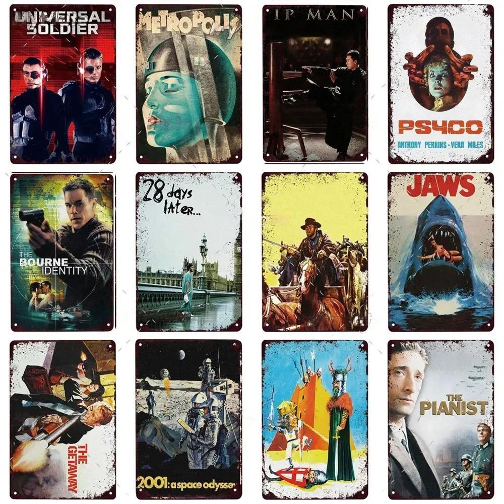 Poster Film Științifico-Fantastic Semn Metalic Placă Vintage Semn din Tinichea Placă Decor de Perete Pentru Bar Club Man Cave Art Pictură Poster Film