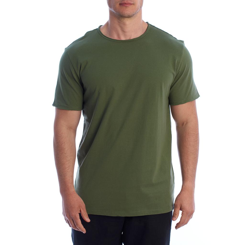 Tricou cu Mânecă Scurtă Basic din Bumbac HS24MTS03 pentru Bărbați