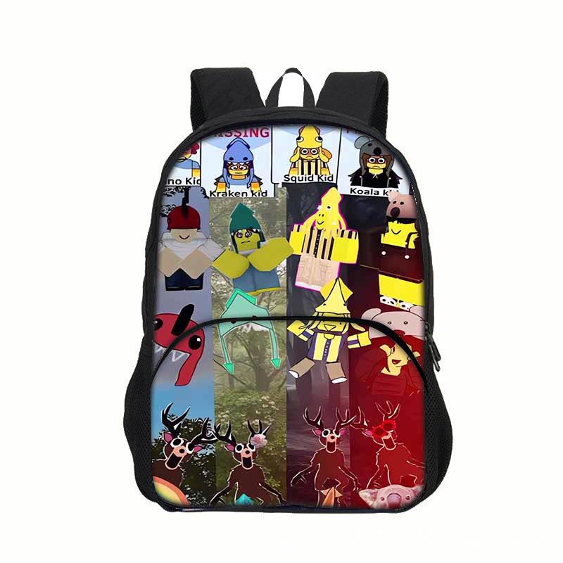 99 Nights In the Forest Children's Game-themed Backpack with Pockets 7330