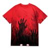 Herre Halloween Trykket Rund Hals Raglan Kort Ermet Topp T-skjorte
