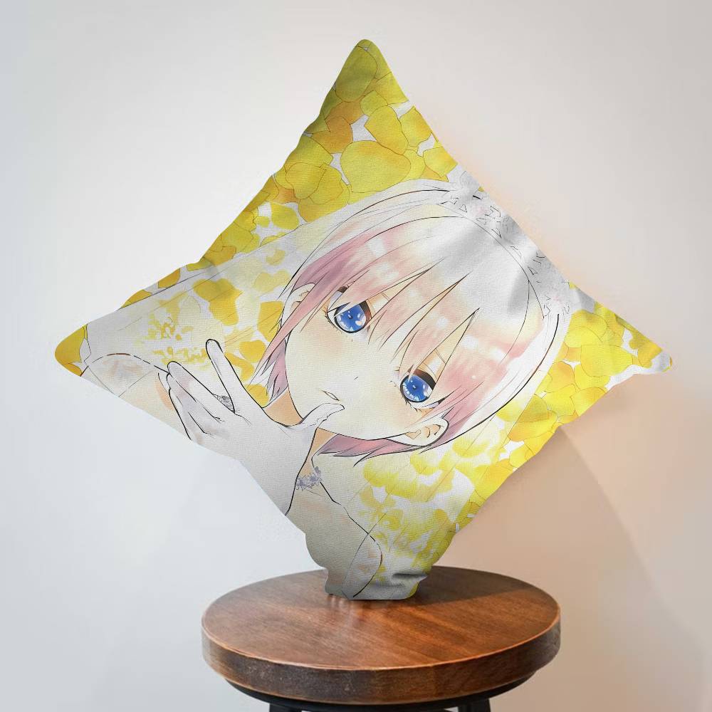 Anime The Quintessential Quintuplets Personalized Picture Text Home Decorative Pillows Household Gifts Xcm