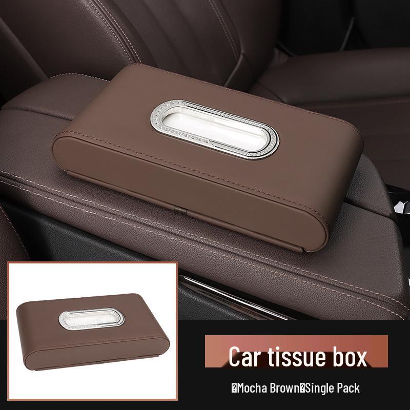 Leather Car Seat Gap Organizer and Cup Holder