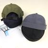 Vintage Docker Cap Brimless Hat Skullcap Adjustable Soild Color Summer Quick-Dry Hip Hop Landlord Hat Beanie Melon Caps