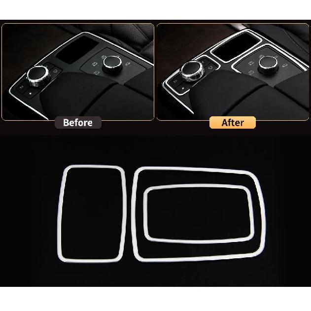 Car Center Console Trims frame For Mercedes Benz  ML320 350 2012 GLE W166 coupe c292 350d GL450 x166 GLS amg Accessories