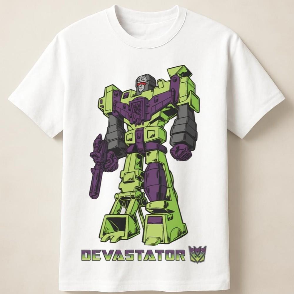 Devastator Классический Робот Меха Унисекс Футболка Унисекс Футболка S
