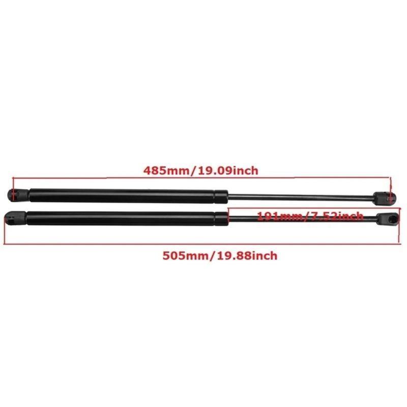 Pair Tailgate Gas Spring Car Trunk Lift Arm Easy Install Tailgate Shock Automotive Replacement Part for Automotives