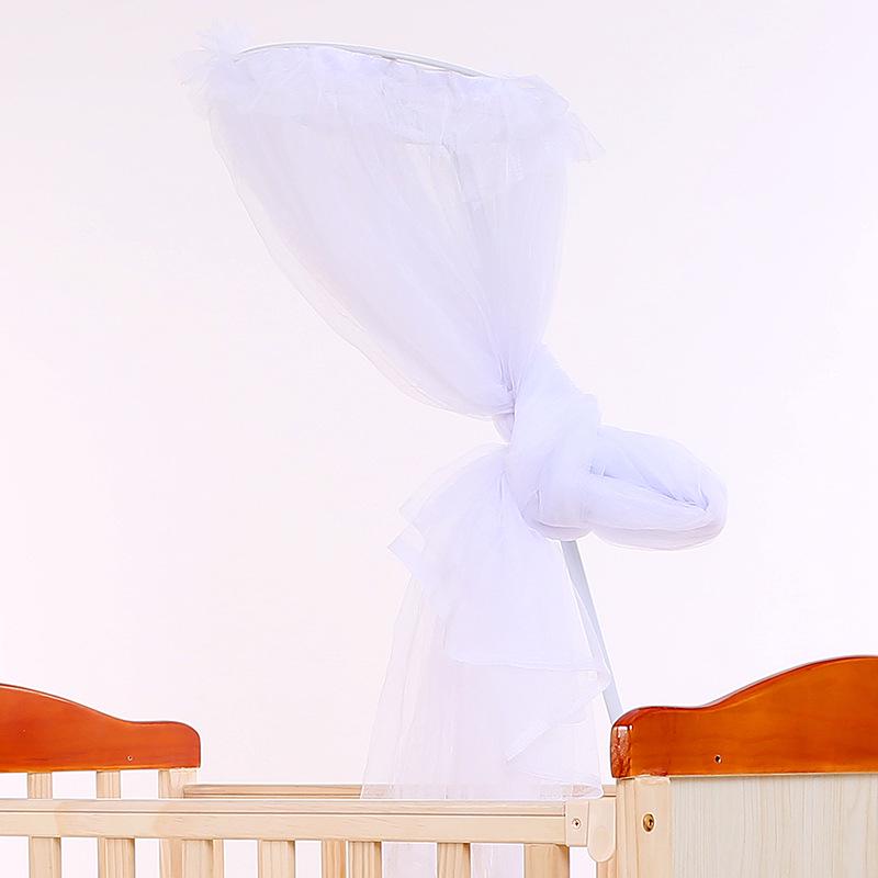 Faltbares Baby-Moskitonetz für Bett mit Ständer und Sonnenschirmabdeckung