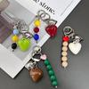 Ins Style Candy Color Contrast Love Heart Decorative Pendant For Phone Bag Airpods