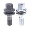 4Pcs 17mm Hex Wheel Lug Bolts - Fit For 206 207 208 308 407 3008 Car Wheel Nuts Auto Replacement Parts Accessories