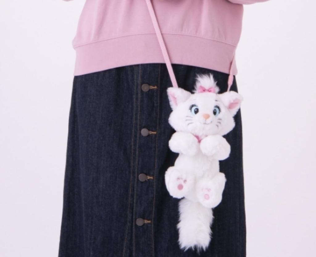 Geantă de umăr Marie din Aristocats Disney Resort Tokyo DisneySea Disneyland Disney Resort Exclusiv TDR (Marie) [exclusiv Tokyo]